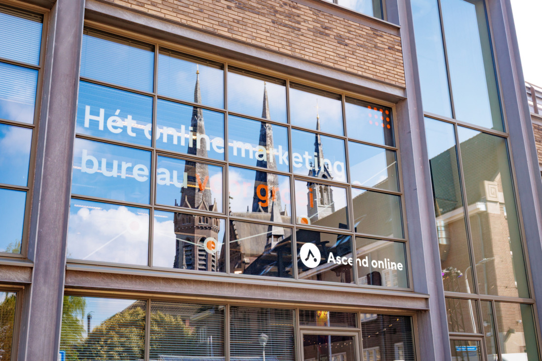 Kantoor Ascend Online in De Plint Tilburg buitenkant